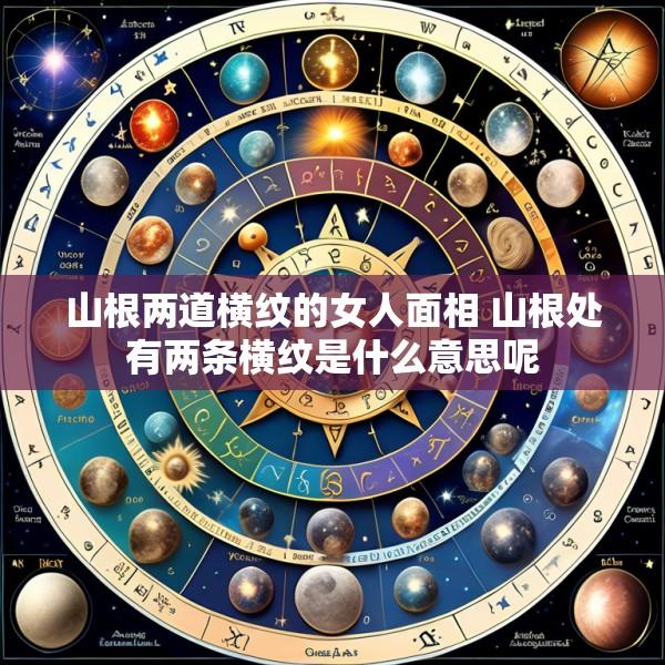 山根两道横纹的女人面相 山根处有两条横纹是什么意思呢
