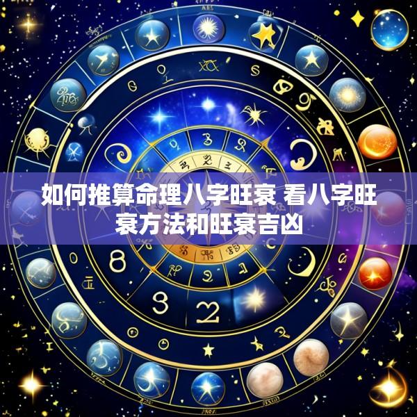 如何推算命理八字旺衰 看八字旺衰方法和旺衰吉凶