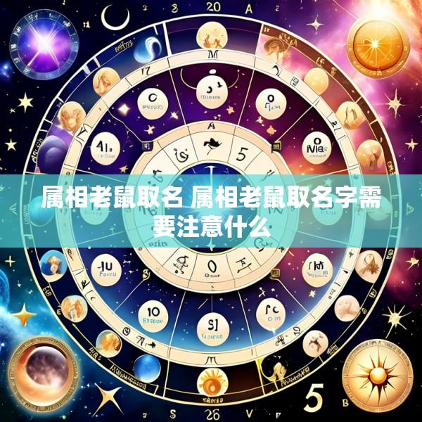 属相老鼠取名 属相老鼠取名字需要注意什么