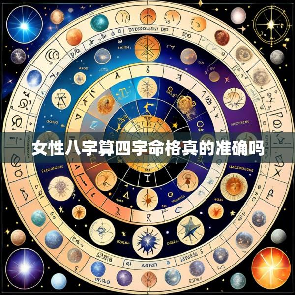 女性八字算四字命格真的准确吗