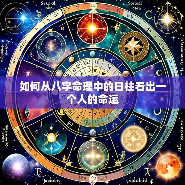 如何从八字命理中的日柱看出一个人的命运