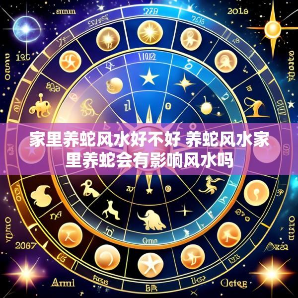 家里养蛇风水好不好 养蛇风水家里养蛇会有影响风水吗