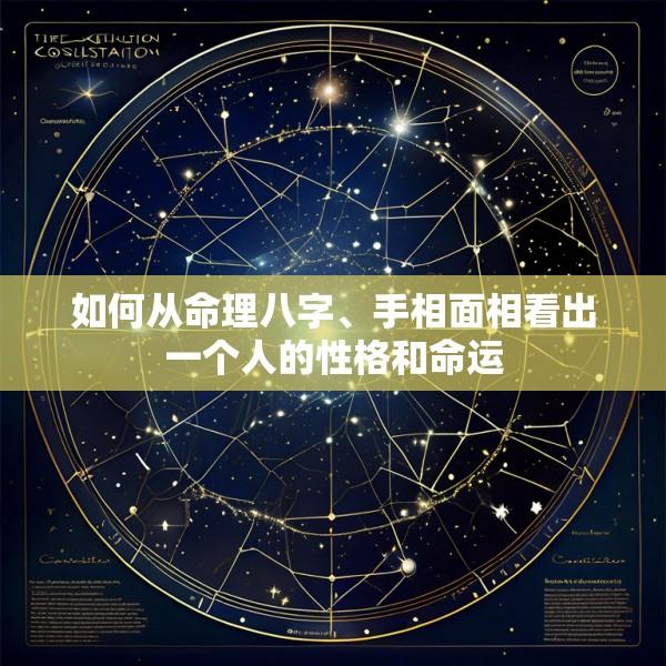 如何从命理八字、手相面相看出一个人的性格和命运