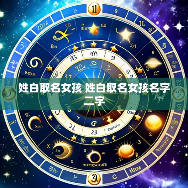 姓白取名女孩 姓白取名女孩名字二字