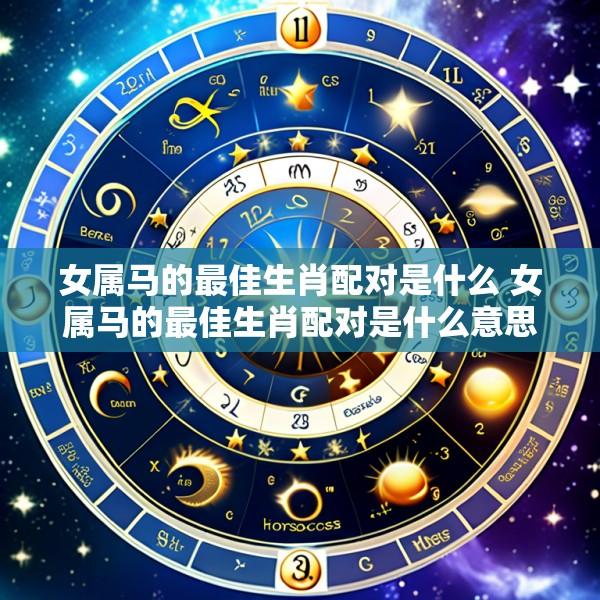 女属马的最佳生肖配对是什么 女属马的最佳生肖配对是什么意思