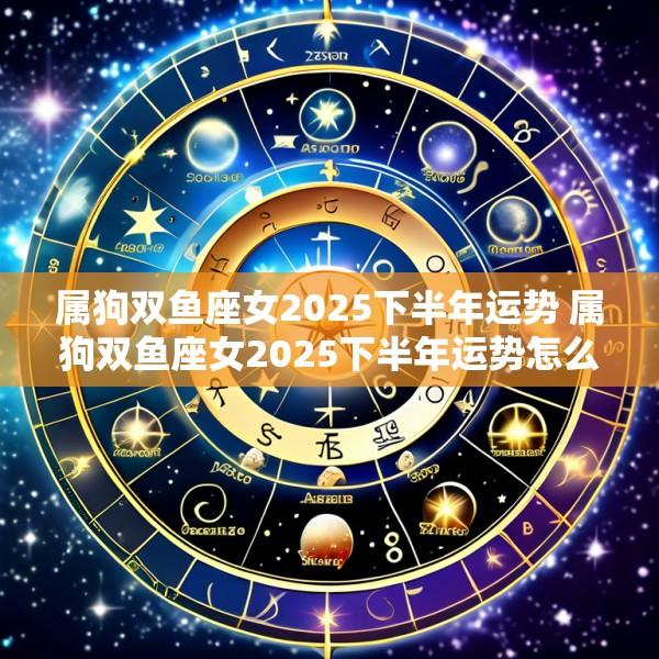 属狗双鱼座女2025下半年运势 属狗双鱼座女2025下半年运势怎么样