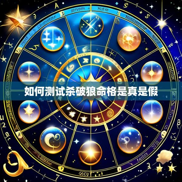 如何测试杀破狼命格是真是假