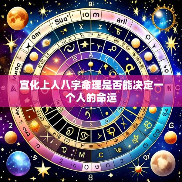 宣化上人八字命理是否能决定一个人的命运