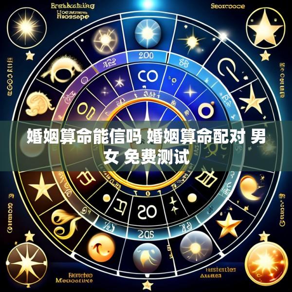 婚姻算命能信吗 婚姻算命配对 男女 免费测试
