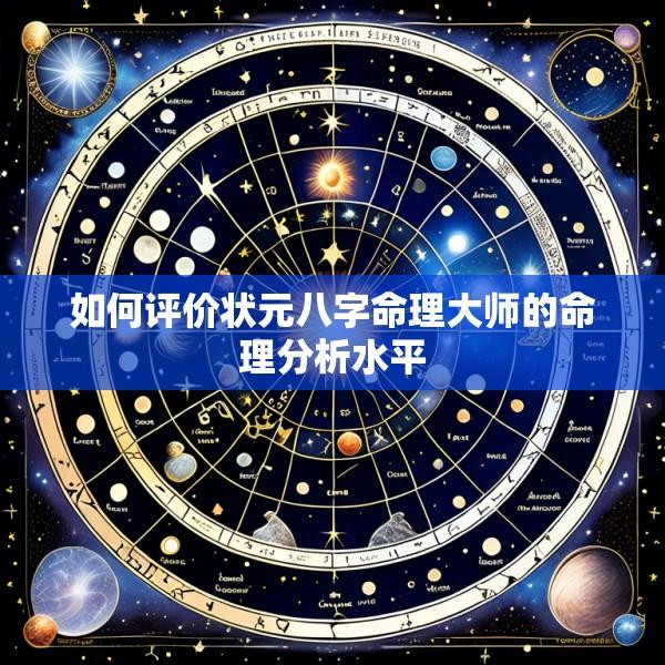 如何评价状元八字命理大师的命理分析水平