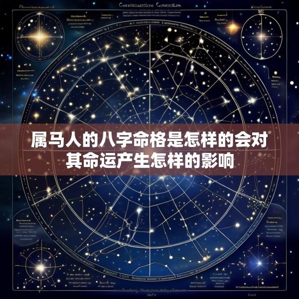 属马人的八字命格是怎样的会对其命运产生怎样的影响