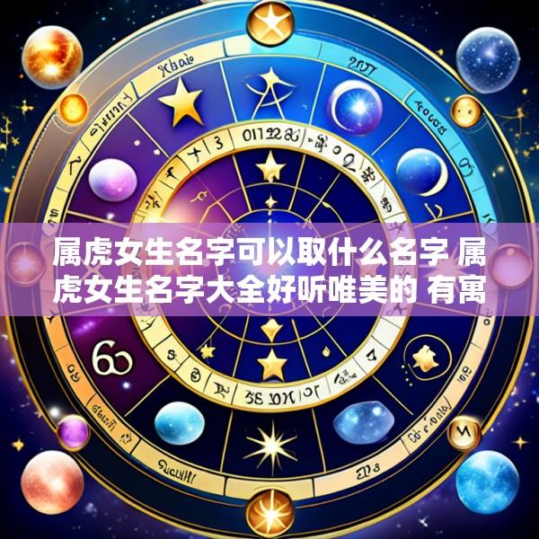 属虎女生名字可以取什么名字 属虎女生名字大全好听唯美的 有寓意