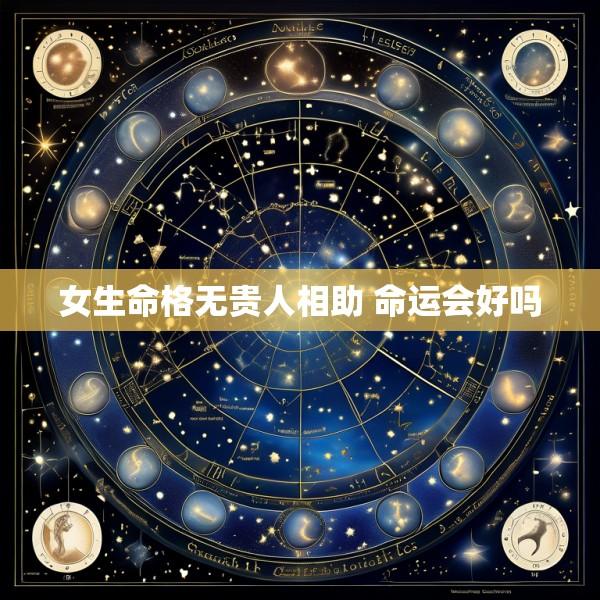 女生命格无贵人相助 命运会好吗