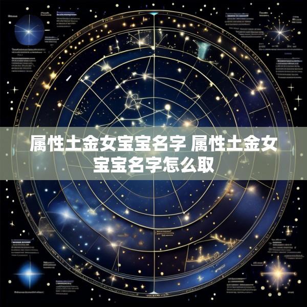 属性土金女宝宝名字 属性土金女宝宝名字怎么取