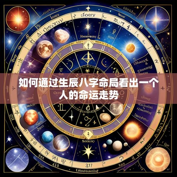如何通过生辰八字命局看出一个人的命运走势