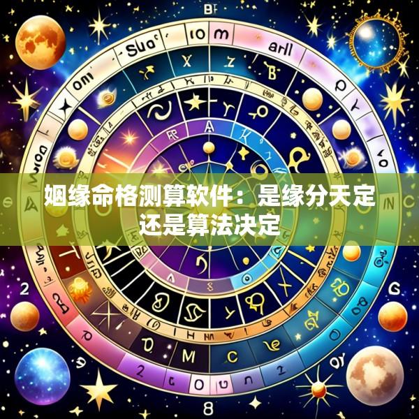 姻缘命格测算软件：是缘分天定还是算法决定