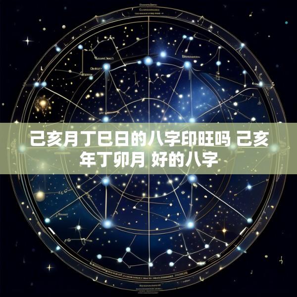 己亥月丁巳日的八字印旺吗 己亥年丁卯月 好的八字