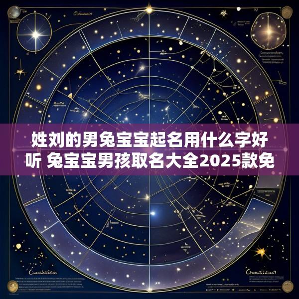 姓刘的男兔宝宝起名用什么字好听 兔宝宝男孩取名大全2025款免费