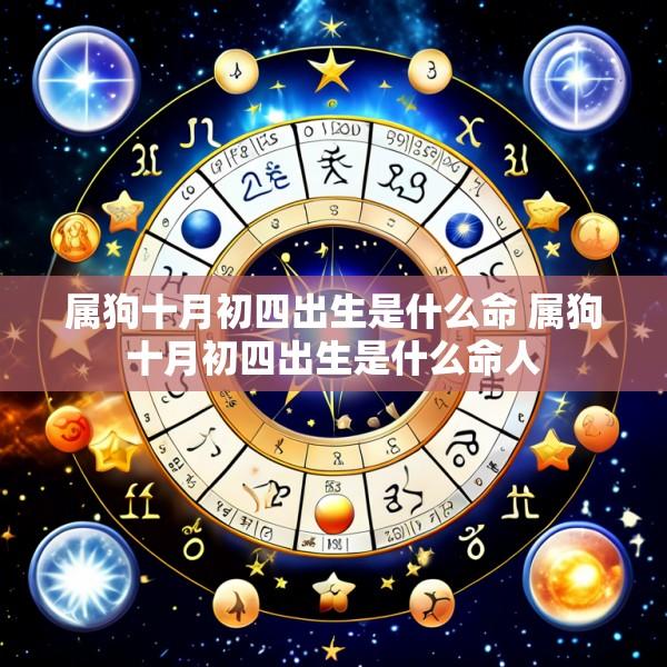 属狗十月初四出生是什么命 属狗十月初四出生是什么命人