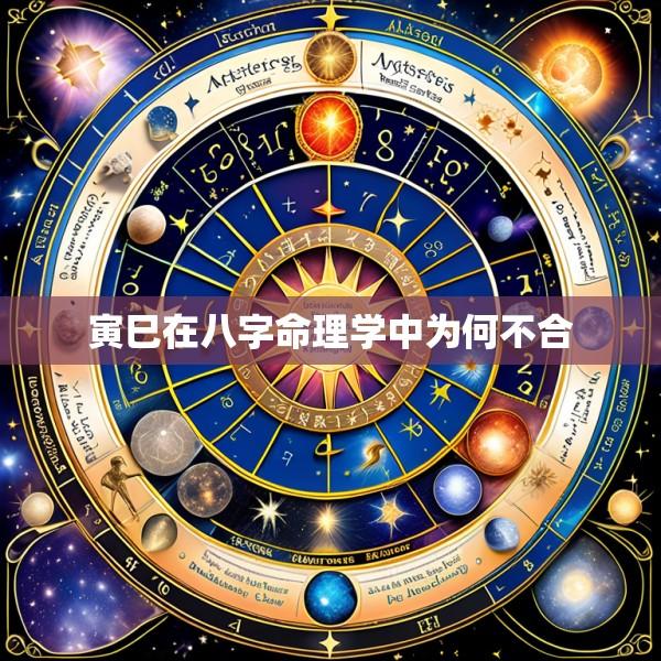 寅巳在八字命理学中为何不合