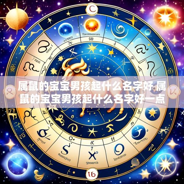 属鼠的宝宝男孩起什么名字好 属鼠的宝宝男孩起什么名字好一点