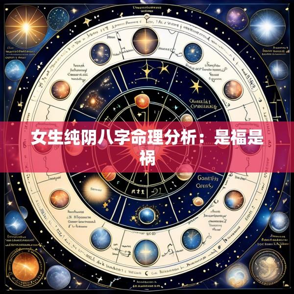 女生纯阴八字命理分析：是福是祸
