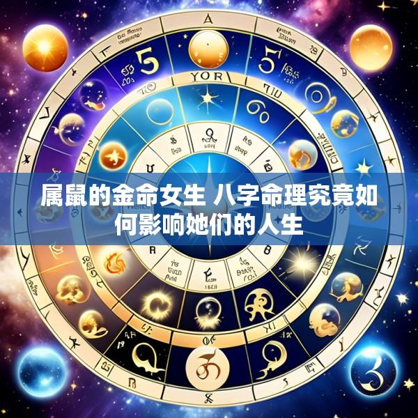 属鼠的金命女生 八字命理究竟如何影响她们的人生