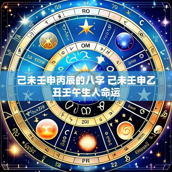 己未壬申丙辰的八字 己未壬申乙丑壬午生人命运