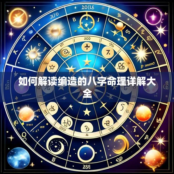 如何解读编造的八字命理详解大全