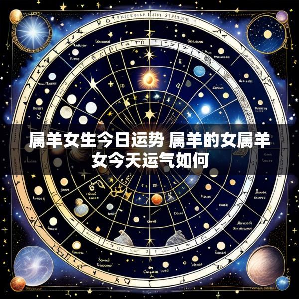 属羊女生今日运势 属羊的女属羊女今天运气如何