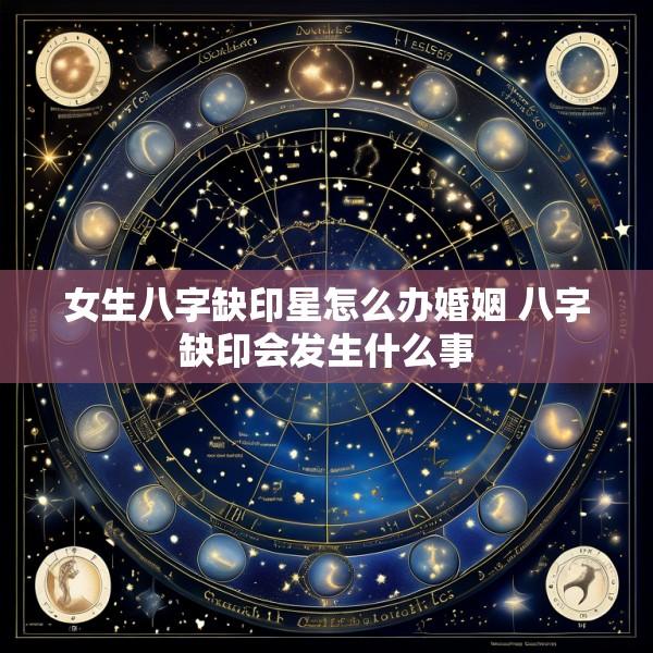 女生八字缺印星怎么办婚姻 八字缺印会发生什么事