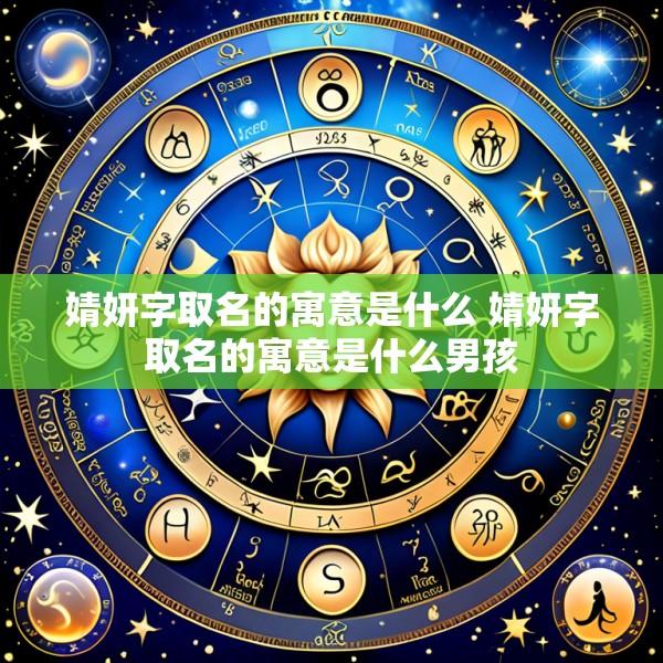 婧妍字取名的寓意是什么 婧妍字取名的寓意是什么男孩
