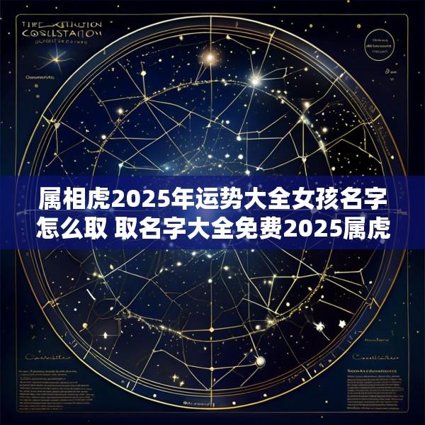 属相虎2025年运势大全女孩名字怎么取 取名字大全免费2025属虎的女孩子