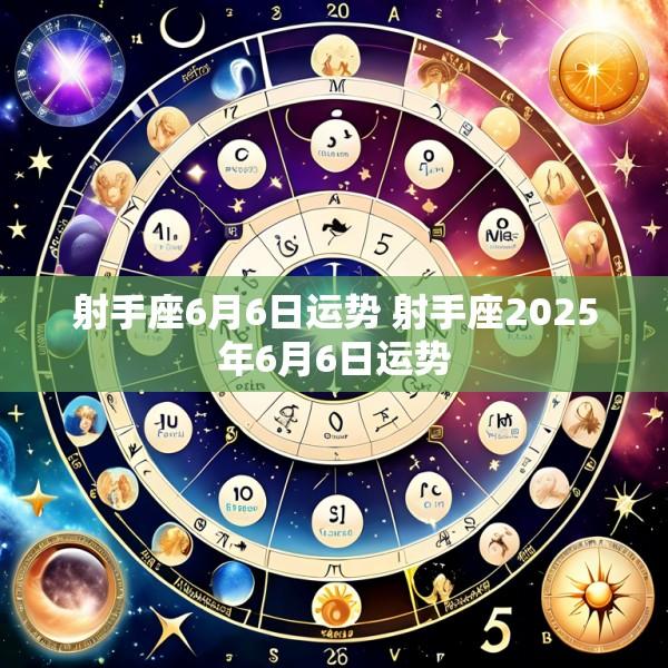 射手座6月6日运势 射手座2025年6月6日运势