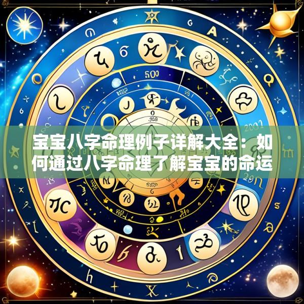 宝宝八字命理例子详解大全：如何通过八字命理了解宝宝的命运走势