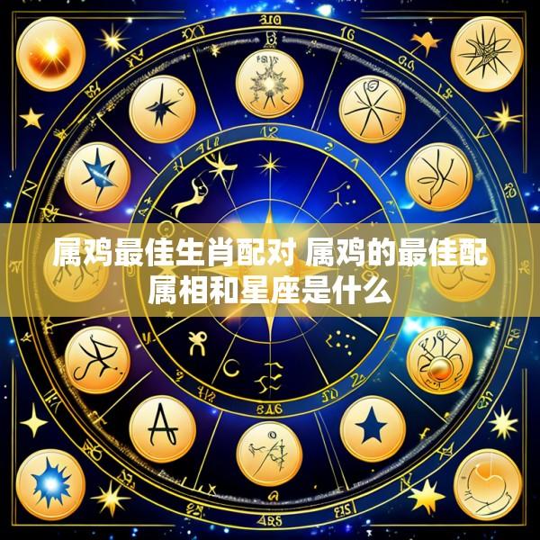 属鸡最佳生肖配对 属鸡的最佳配属相和星座是什么