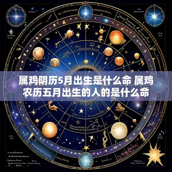 属鸡阴历5月出生是什么命 属鸡农历五月出生的人的是什么命