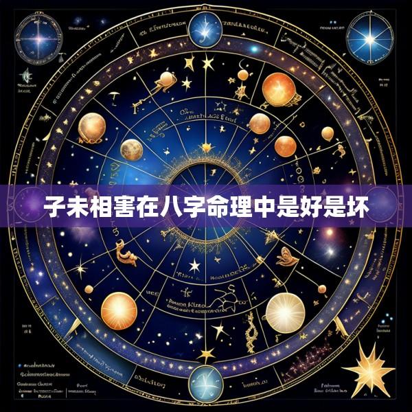 子未相害在八字命理中是好是坏