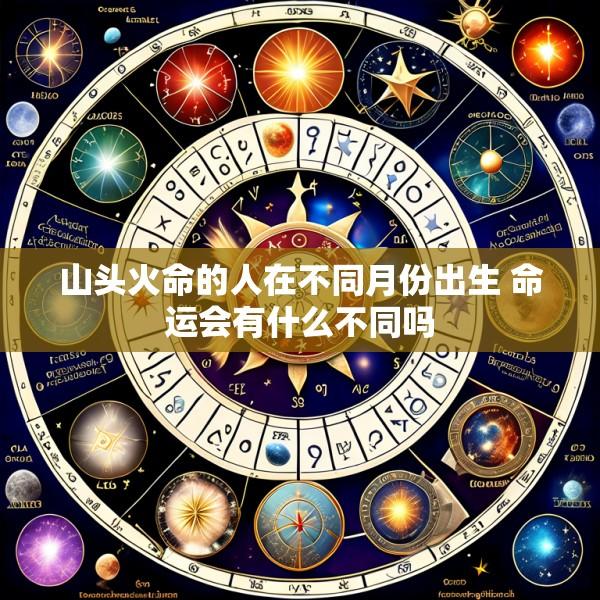 山头火命的人在不同月份出生 命运会有什么不同吗