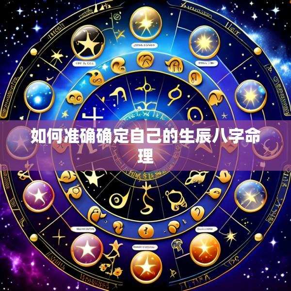 如何准确确定自己的生辰八字命理