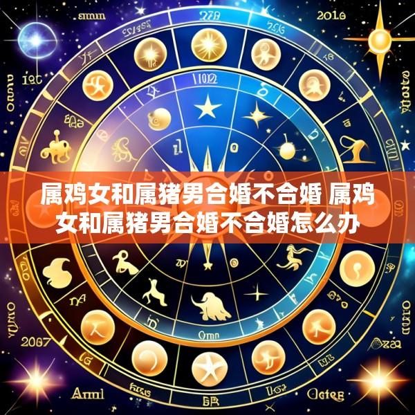 属鸡女和属猪男合婚不合婚 属鸡女和属猪男合婚不合婚怎么办