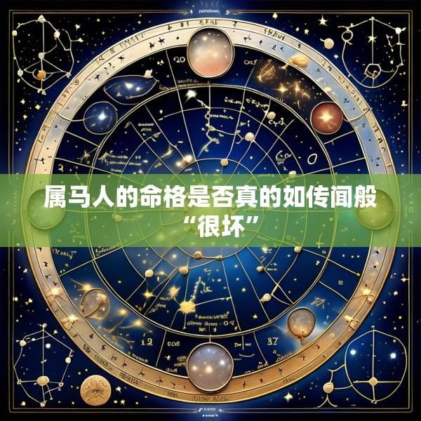 属马人的命格是否真的如传闻般“很坏”