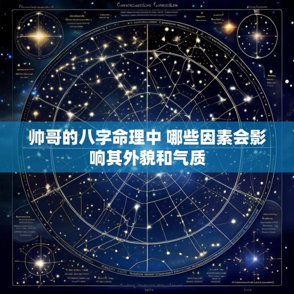 帅哥的八字命理中 哪些因素会影响其外貌和气质