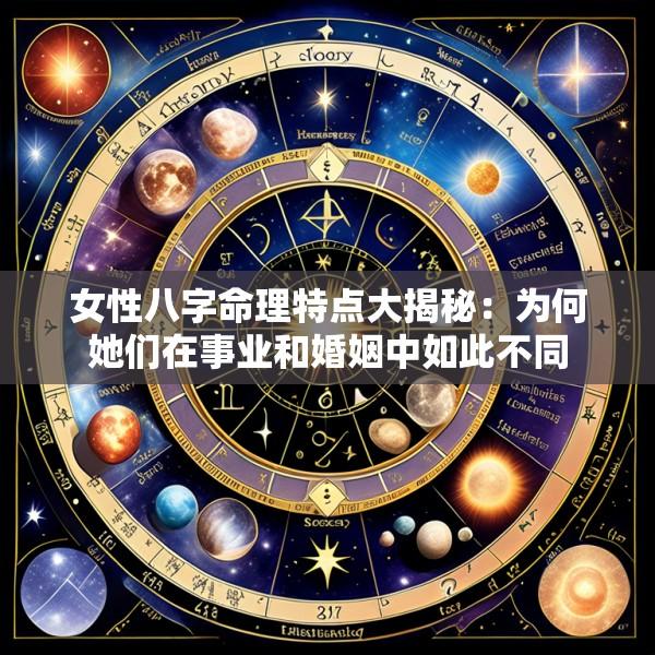 女性八字命理特点大揭秘：为何她们在事业和婚姻中如此不同