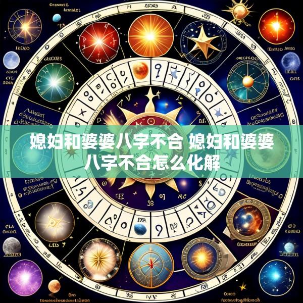 媳妇和婆婆八字不合 媳妇和婆婆八字不合怎么化解
