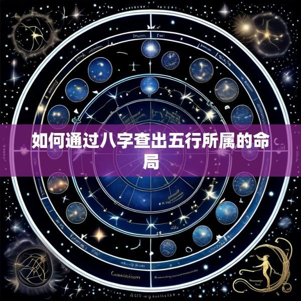 如何通过八字查出五行所属的命局