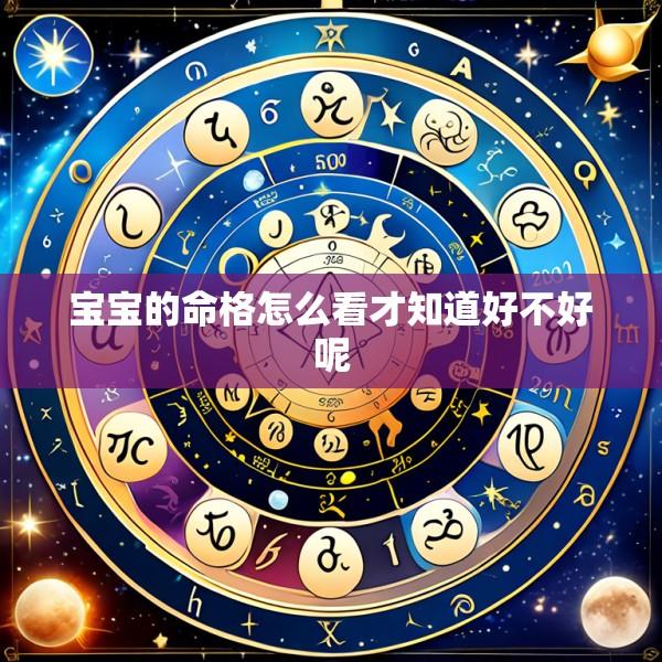 宝宝的命格怎么看才知道好不好呢