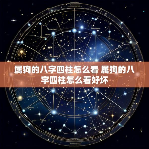 属狗的八字四柱怎么看 属狗的八字四柱怎么看好坏