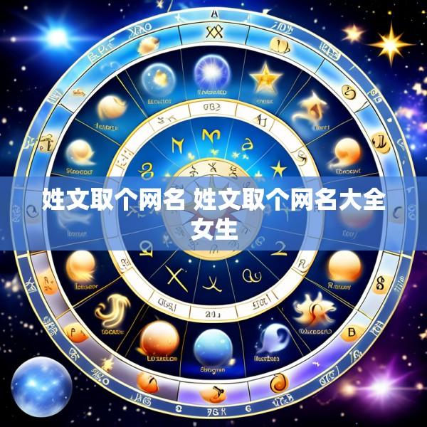 姓文取个网名 姓文取个网名大全女生