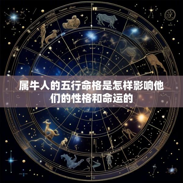 属牛人的五行命格是怎样影响他们的性格和命运的